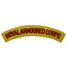 Royal Armoured Corps (ROYAL ARMOURED CORPS) Cloth Shoulder Title