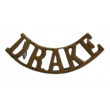 WW1 Drake Battalion Royal Naval Division (DRAKE) Shoulder Title