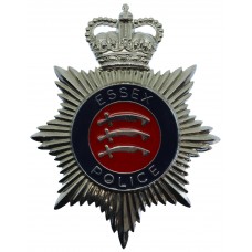 Essex Police Enamelled Helmet Plate - Queen's Crown