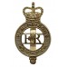 H.M. Prison Service Anodised (Staybrite) Cap Badge - Queen's Crown