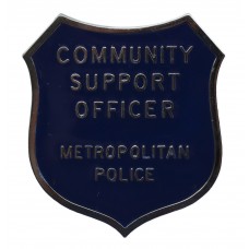 Metropolitan Police Community Support Officer Enamelled Cap Badge