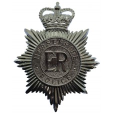 Merseyside Police Helmet Plate - Queen's Crown