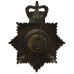Wolverhampton Police Black Helmet Plate - Queen's Crown