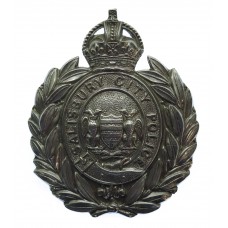 Salisbury City Police Small Wreath Cap Badge - King's Crown