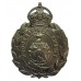 Huddersfield Police Wreath Helmet Plate - King's Crown