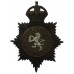 Macclesfield Borough Police Night Helmet Plate - King's Crown