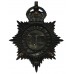 Essex Constabulary Numbered Helmet Plate - King's Crown