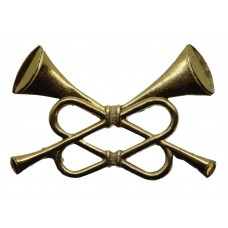 British Army Cavalry Trumpeter's Anodised (Staybrite) Arm Badge