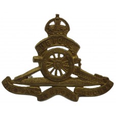 Canadian Field Artillery Cap Badge - King's Crown