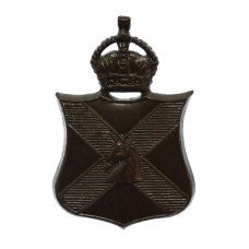 Canadian Dalhousie University C.O.T.C. Cap Badge - King's Crown