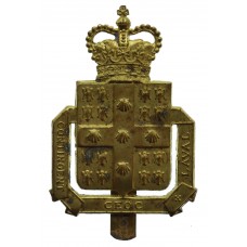 Laval University Contingent C.O.T.C. Cap Badge - Queen's Crown