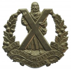 Queen's Own Cameron Highlanders of Canada Cap Badge