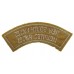 Australian New South Wales Mounted Rifles Cloth Shoulder Title