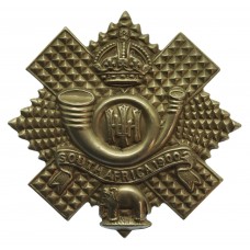 6th Bn. Highland Light Infantry (H.L.I.) Cap Badge - King's Crown