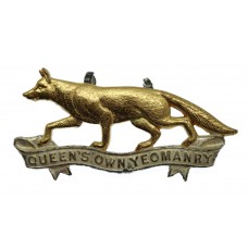 Queen's Own Yeomanry Officer's Cap Badge