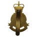 Queen's Lancashire Regiment Enamelled Cap Badge - Queen's Crown