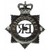 Metropolitan Police Senior Officer's Enamelled Cap Badge - Queen's Crown