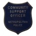 Metropolitan Police Community Support Officer Enamelled Cap Badge