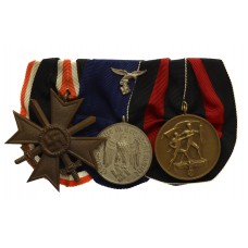 WW2 German Third Reich Luftwaffe Medal Group of Three