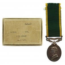 George VI Territorial Efficiency Medal - Pte. F.H. Moore, Argyll 