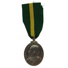 Edward VII Territorial Force Efficiency Medal - Pte. L. Munroe, 8