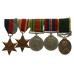 WW2 and Territorial Efficiency Medal Group of Five - Pte. W. Williams, South Lancashire Regiment