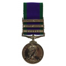 Campaign Service Medal (3 Clasps - Borneo, South Arabia, Northern Ireland) - Pte. R. Scott, Argyll & Sutherland Highlanders