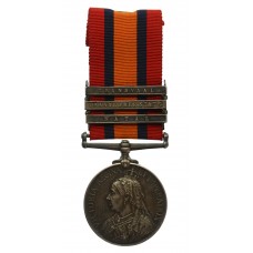 Queen's South Africa Medal (3 Clasps - Natal, Orange Free State, Transvaal) - Dvr. S. Knowles, 86th Bty. Royal Field Artillery