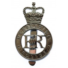 Merseyside Police Cap Badge - Queen's Crown