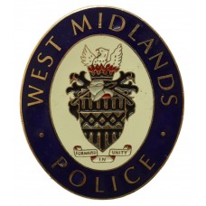 West Midlands Police Enamelled Warrant Card Badge