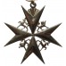 Order of St. John Serving Brother Hallmarked Silver Breast Badge