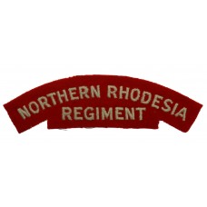 Northern Rhodesia Regiment Cloth Shoulder Title