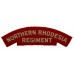 Northern Rhodesia Regiment Cloth Shoulder Title