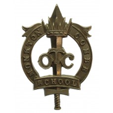 Monkton Combe School O.T.C. Cap Badge