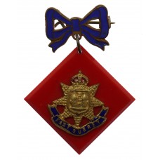 East Surrey Regiment Bow Suspension Sweetheart Brooch