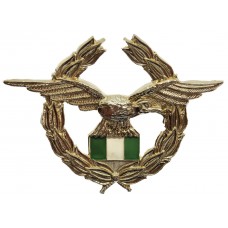 Nigerian Air Force Anodised (Staybrite) Cap Badge