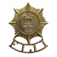 Fiji Defence Force Anodised (Staybrite) Cap Badge - Queen's Crown