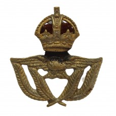 Royal Air Force (R.A.F.) Warrant Officer's Beret Badge - King's Crown