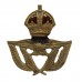 Royal Air Force (R.A.F.) Warrant Officer's Beret Badge - King's Crown