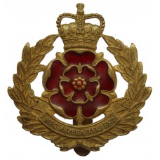 Duke of Lancaster's Regiment Enamelled Cap Badge - Queen's Crown