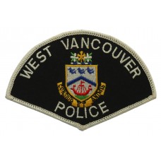 Canadian West Vancouver Police Cloth Patch Badge