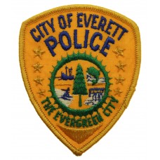 United States City of Everett Police Cloth Patch Badge