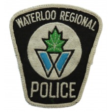 Canadian Waterloo Regional Police Cloth Patch Badge
