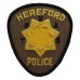 United States Hereford Texas Police Cloth Patch Badge