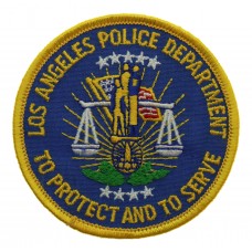 United States Los Angeles Police Department Cloth Patch Badge