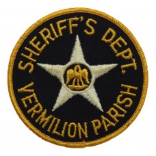 United States Sheriff's Dept. Vermilion Parish Cloth Patch Badge