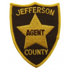 United States Jefferson County Agent Cloth Patch Badge