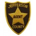 United States Jefferson County Agent Cloth Patch Badge
