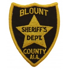 United States Blount County ALA. Sheriff's Dept. Cloth Patch Badg