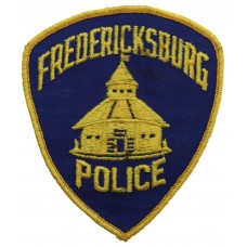 United States Fredericksburg Police Cloth Patch Badge